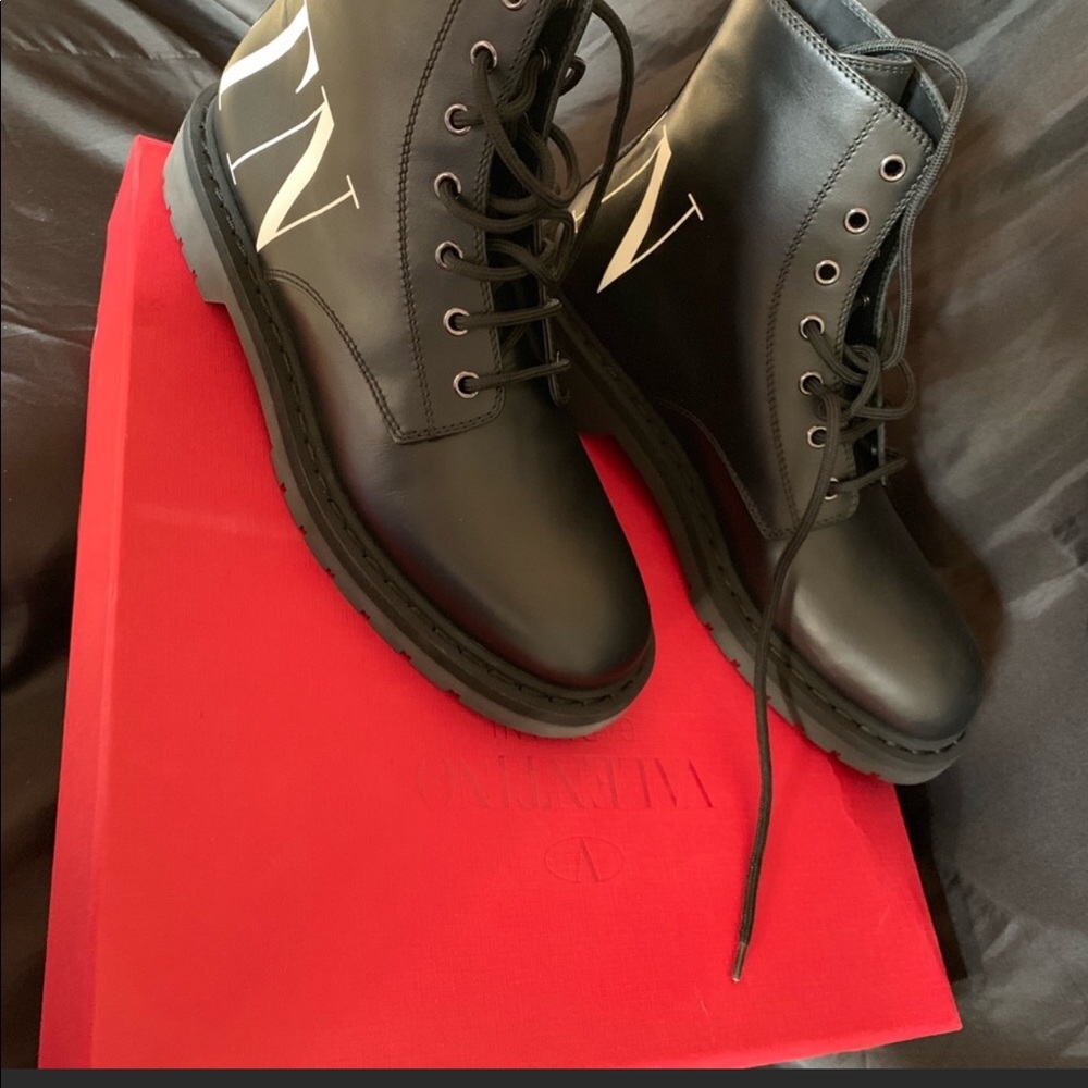 Valentino combat boots